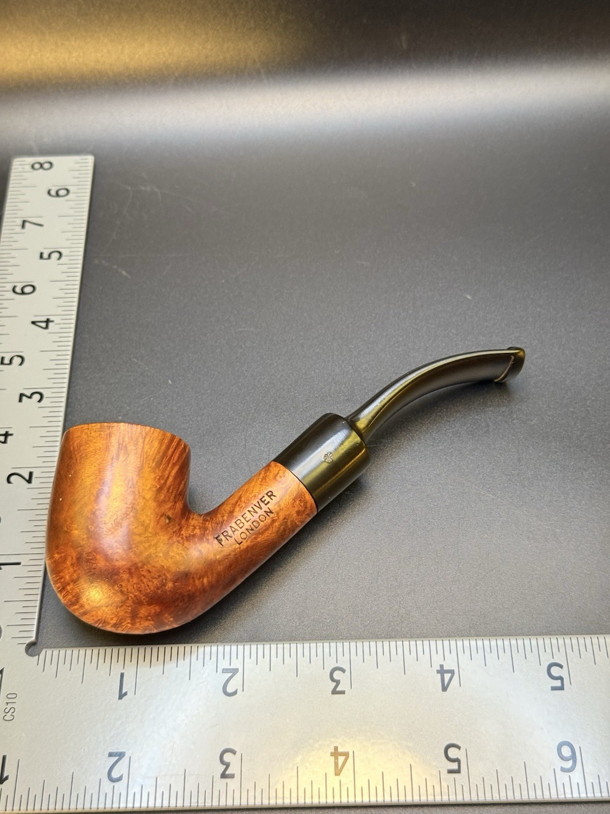 Vintage Frabenver Bent Billiard 104 Tobacco Pipe - Image 4