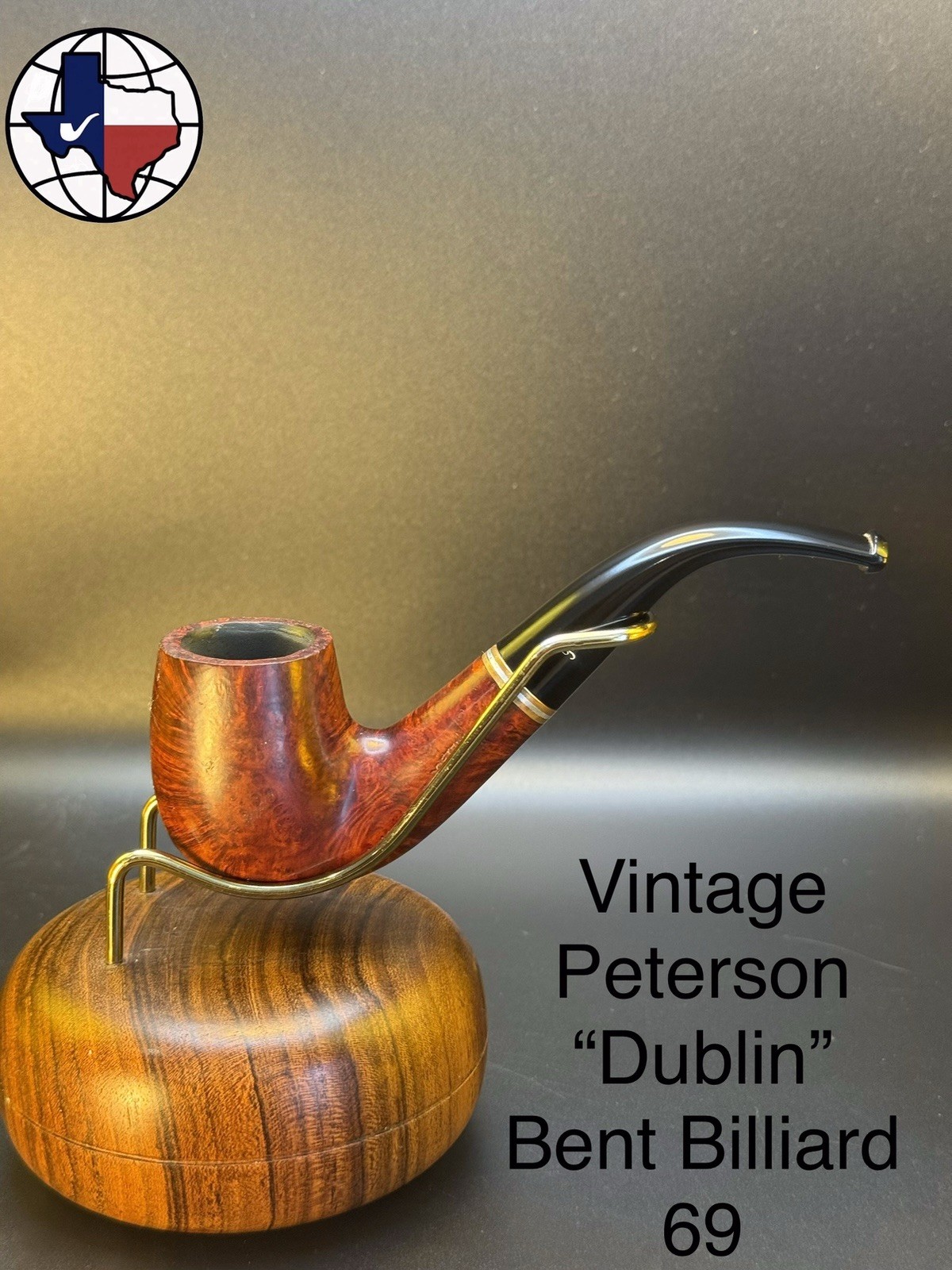 Vintage Peterson “Dublin” 69 Bent Billiard Tobacco Pipe