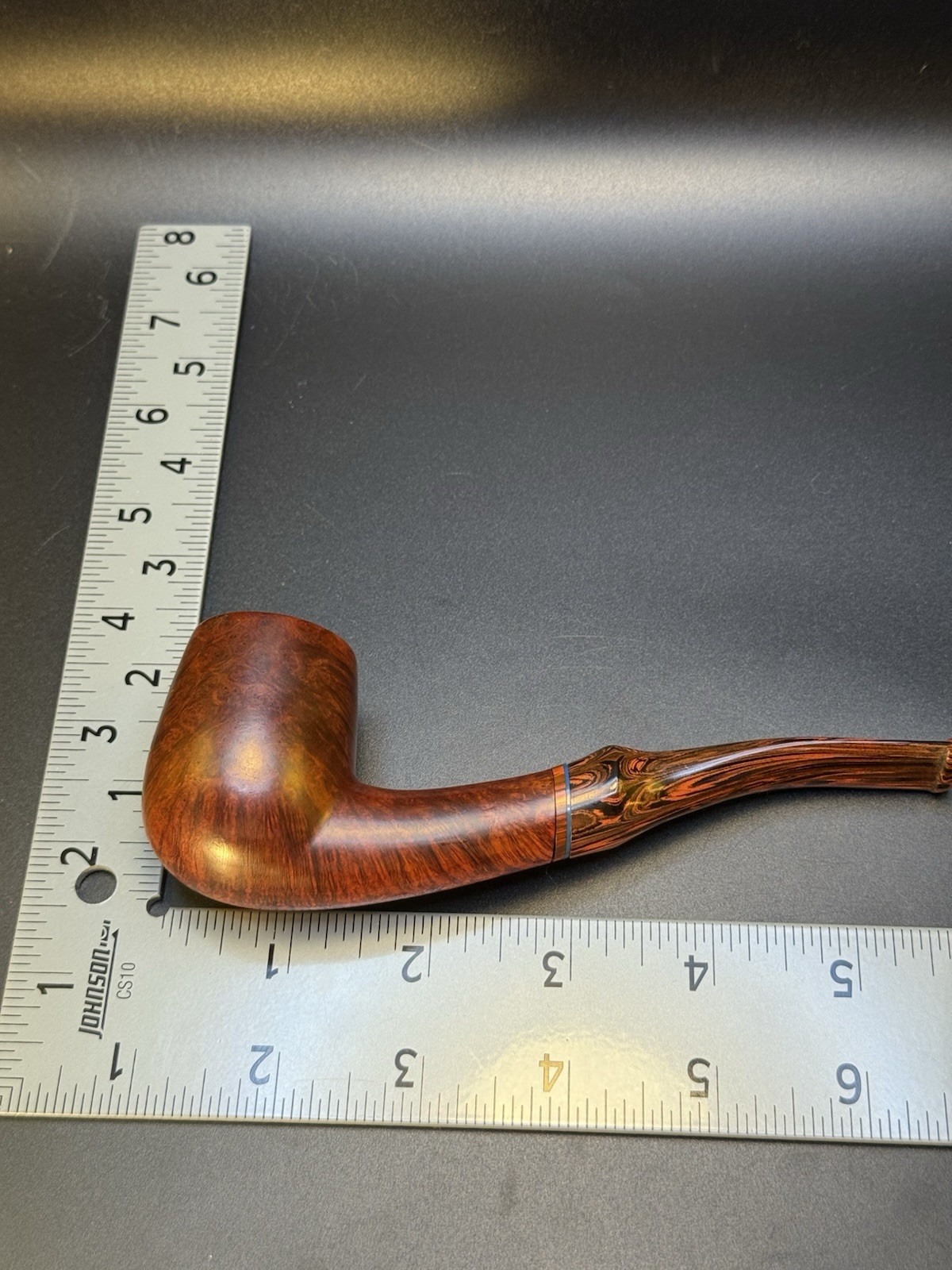 Vintage Per Dak Nocturne Billiard W/Cumberland Tobacco Pipe - Image 5