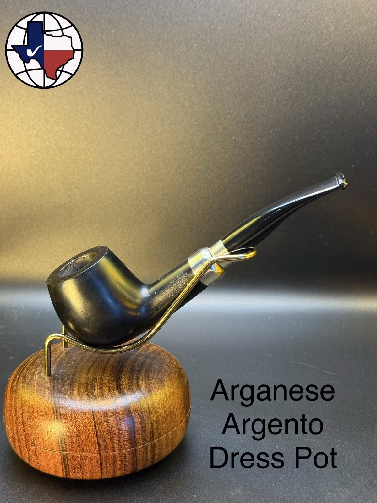 Vintage Arganese Argento Dress Pot Tobacco Pipe