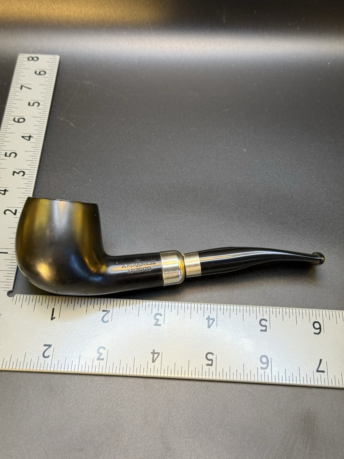 Vintage Arganese Argento Dress Pot Tobacco Pipe - Image 5