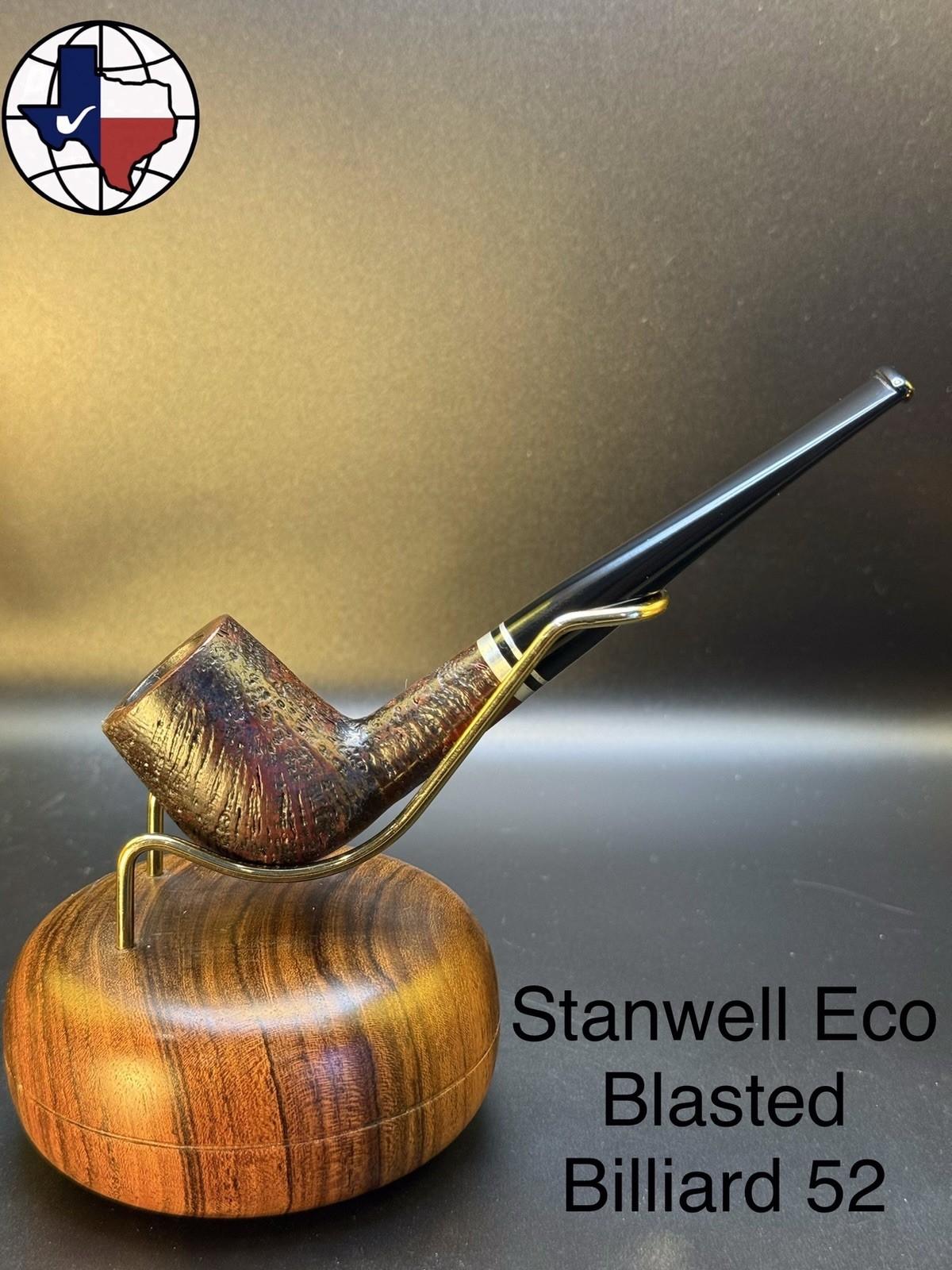 Vintage Stanwell Eco Blasted Billiard 52 Tobacco Pipe