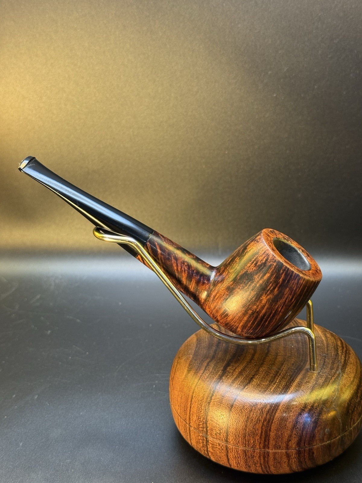 Vintage Schmidt Handmade Straight Grain Billiard Tobacco Pipe - Image 4