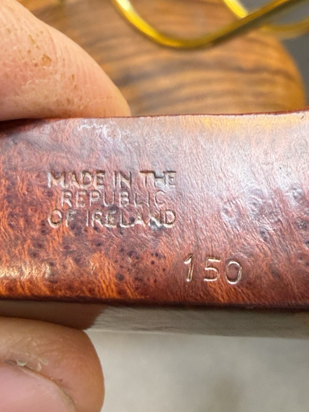 Vintage Peterson Aran 150 Bulldog Tobacco pipe - Image 7