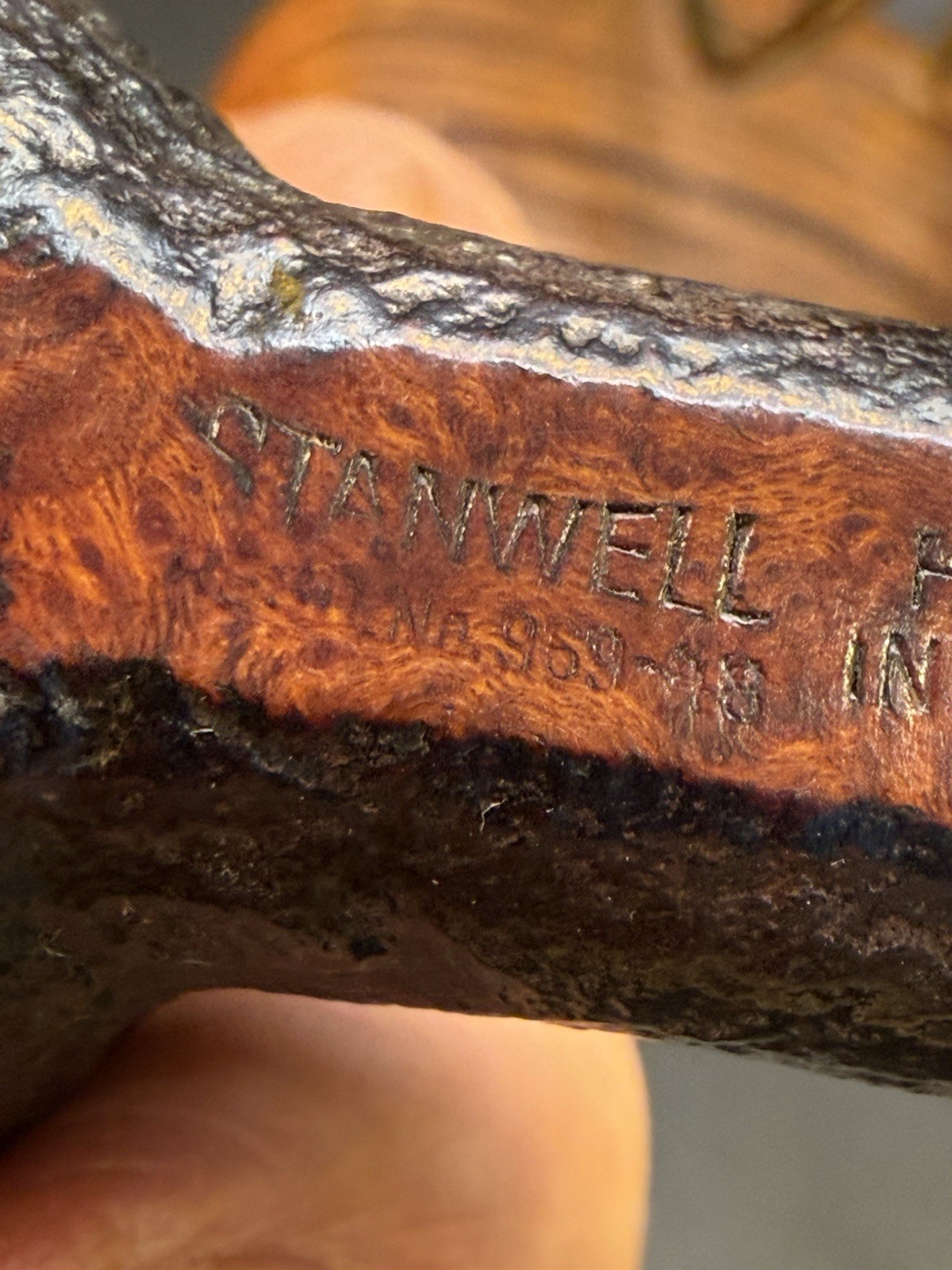 Vintage Stanwell Handmade Regd Blasted Billiard 88 Tobacco Pipe - Image 6