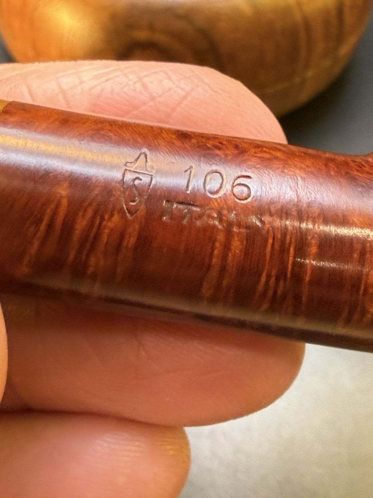 Vintage Savinelli U98 106 Billiard W/Cumberland Tobacco Pipe - Image 8