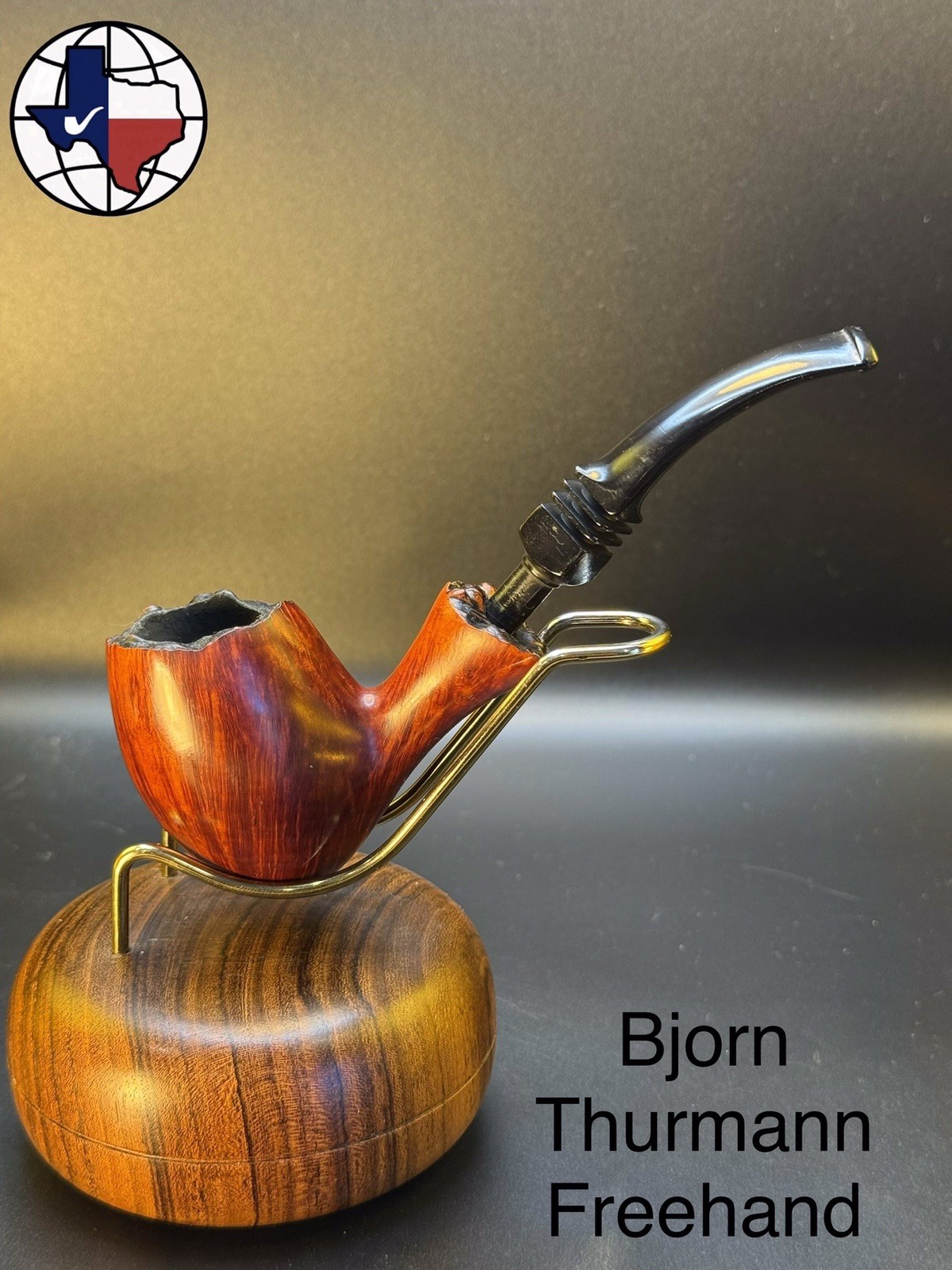 Vintage Bjorn Thurmann Freehand Tobacco Pipe