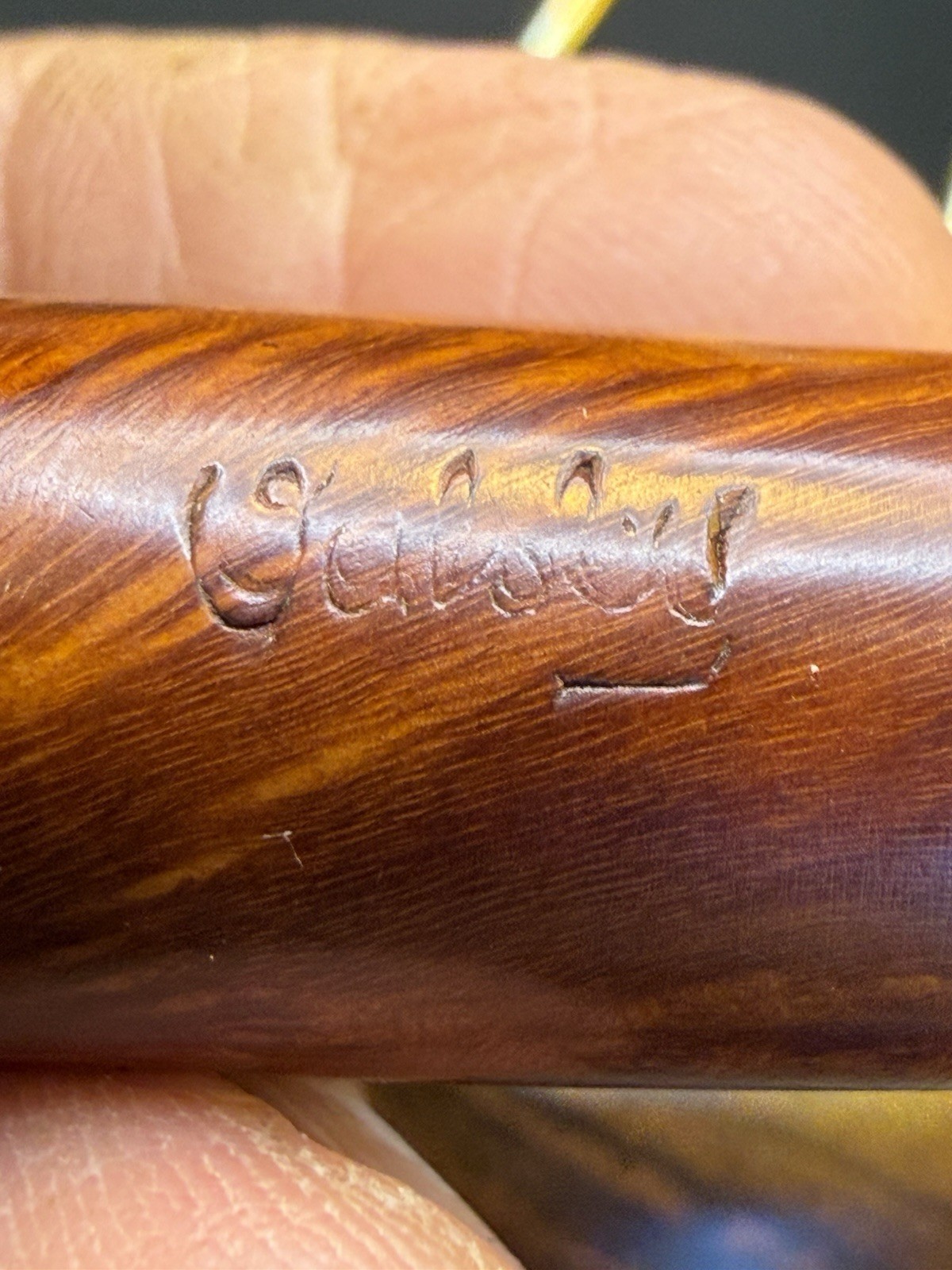 Vintage Valsby Taper Stem Billiard Tobacco Pipe - Image 6