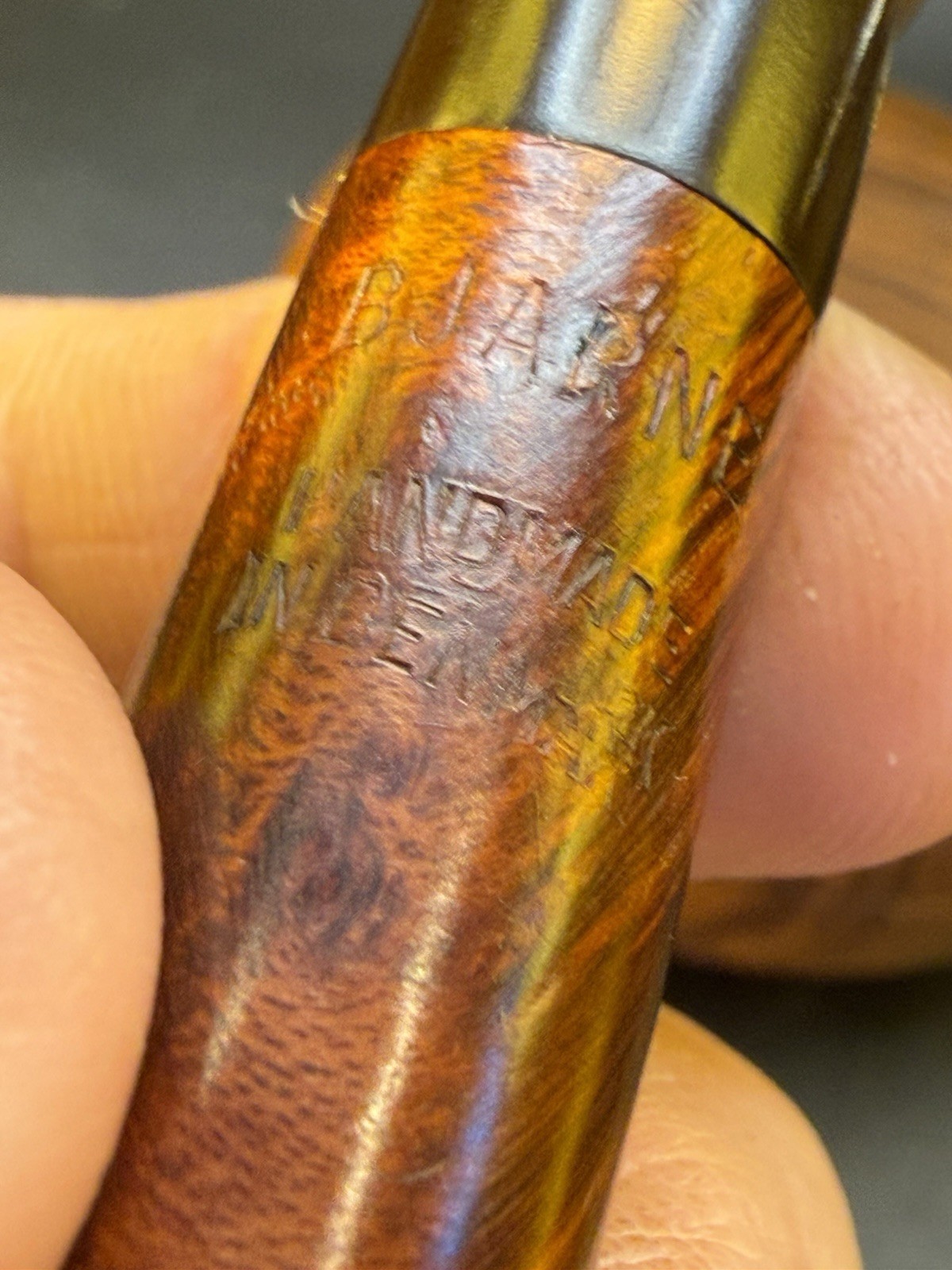 Vintage Bjarne Hand Made Smooth Billiard Tobacco Pipe - Image 5