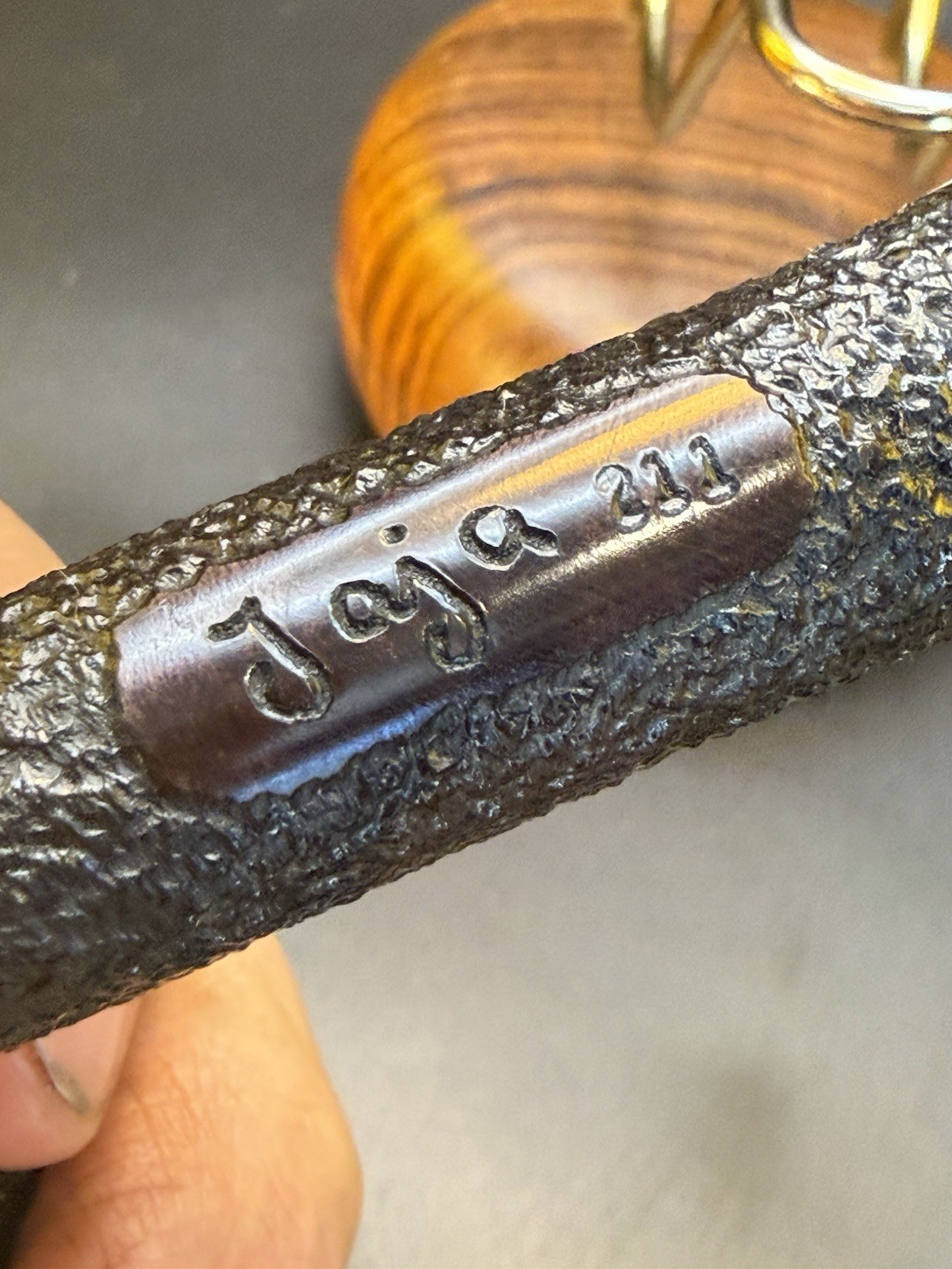 Artisan Jaroslav Vesely Full Bent Egg 9mm Brand New Tobacco Pipe - Image 6