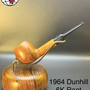 Vintage 1964 Dunhill 6K Root Briar Apple Tobacco Pipe