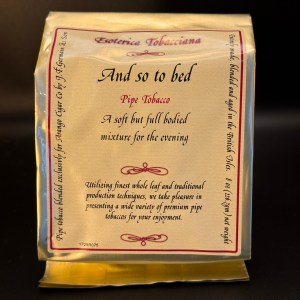 2025 Esoterica And So To Bed