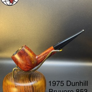 Vintage 1975 Dunhill Bruyere 853 ODA Billiard Tobacco Pipe