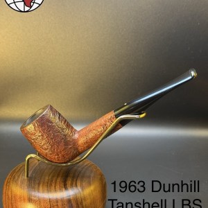 Vintage 1963 Dunhill Tan Shell LBS F/T Billiard Tobacco Pipe