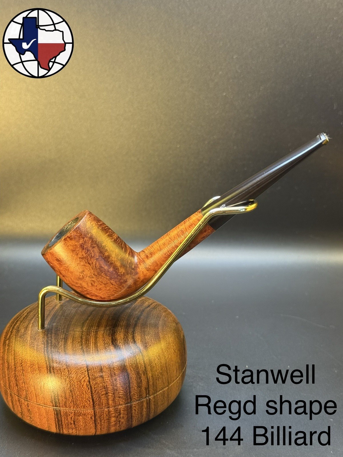 Vintage Stanwell Regd Shape 144 Billiard Tobacco Pipe