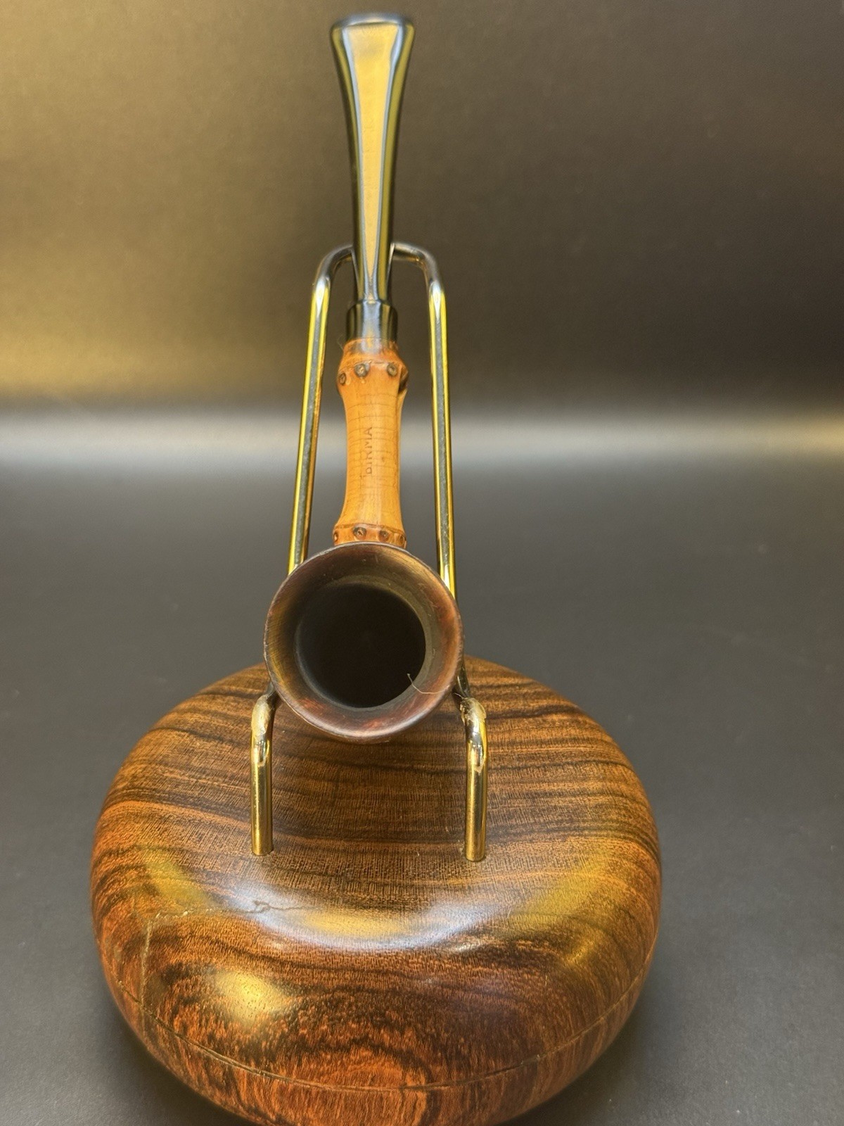 Vintage Birma Bamboo Shank Dublin Tobacco Pipe - Image 2