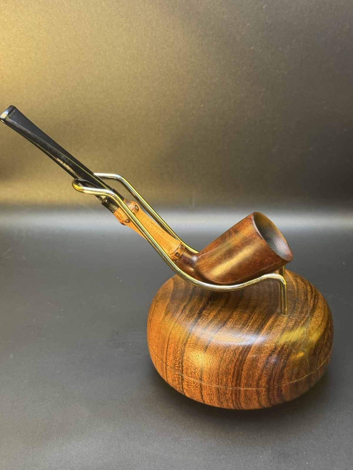 Vintage Birma Bamboo Shank Dublin Tobacco Pipe - Image 3