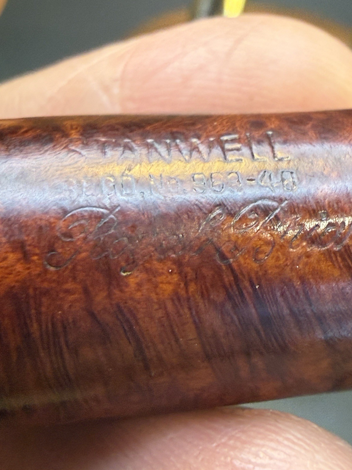 Vintage C. 1960s Regd Stanwell Royal Briar 88 Billiard Tobacco Pipe - Image 6