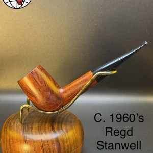 Vintage C. 1960s Regd Stanwell Hand Made 95 Billiard Tobacco Pipe