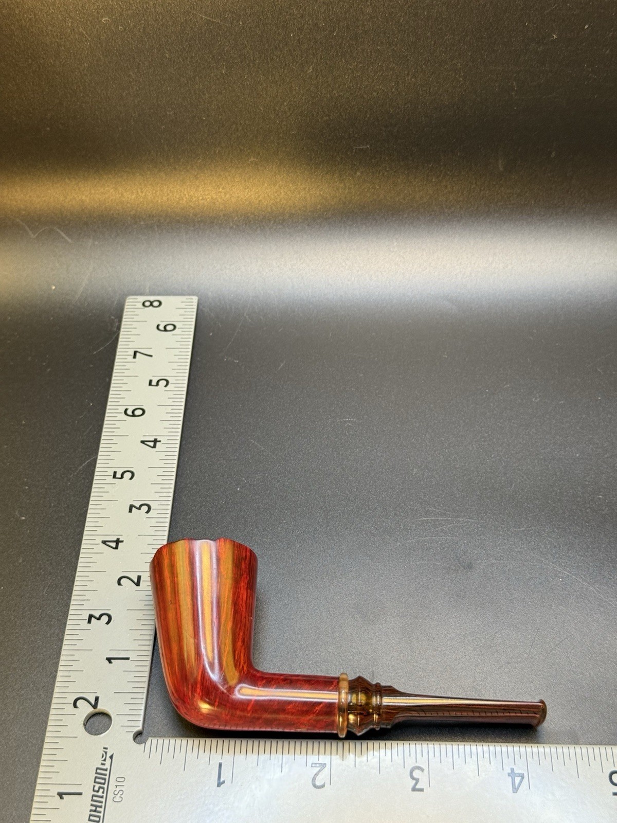 Artisan Brandon Daniels Stubby Dublin W/Cumberland Tobacco Pipe - Image 5