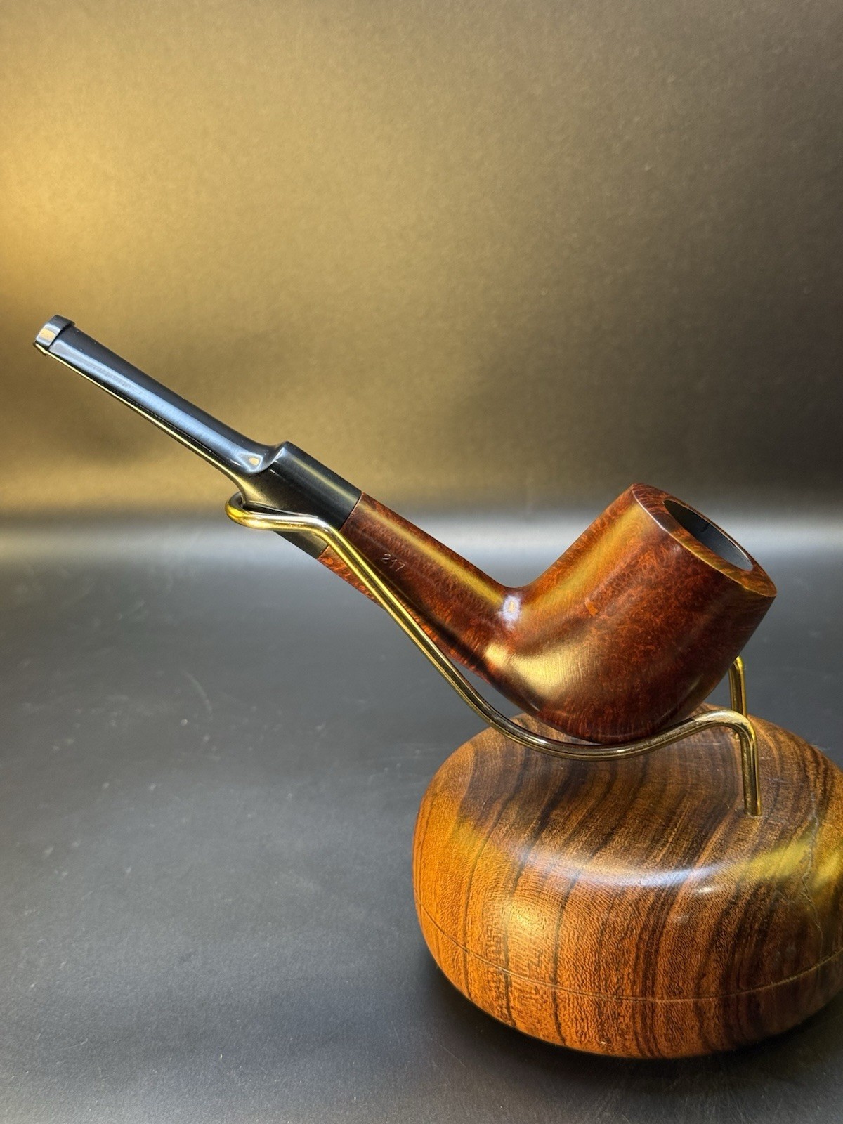 Vintage Adsorba NOS Unsmoked Saddle Stem Pot Tobacco Pipe - Image 3
