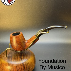 Foundation By Musico Bent Egg Club Tobacco Pipe