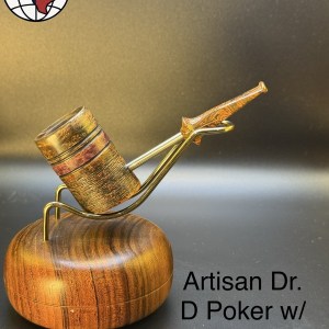 Artisan Dr. D Poker W/Cumberland Tobacco Pipe