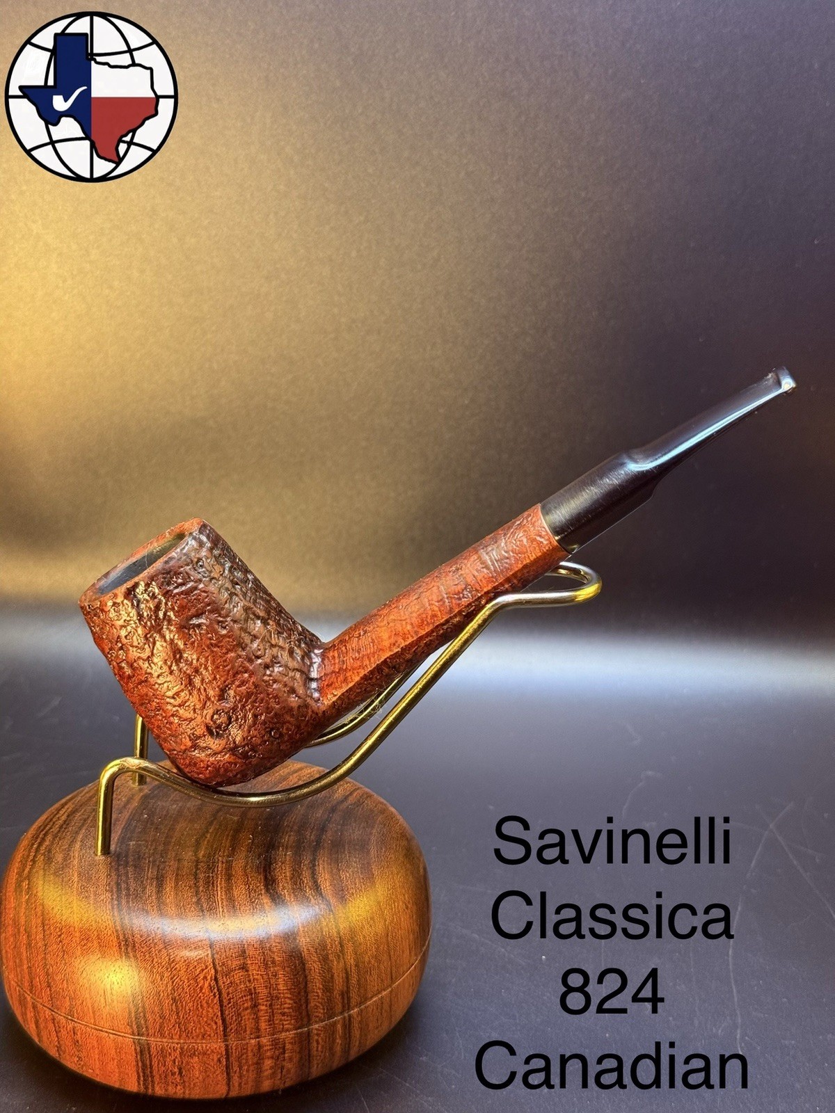 Vintage Savinelli Classica 824 Canadian Tobacco Pipe