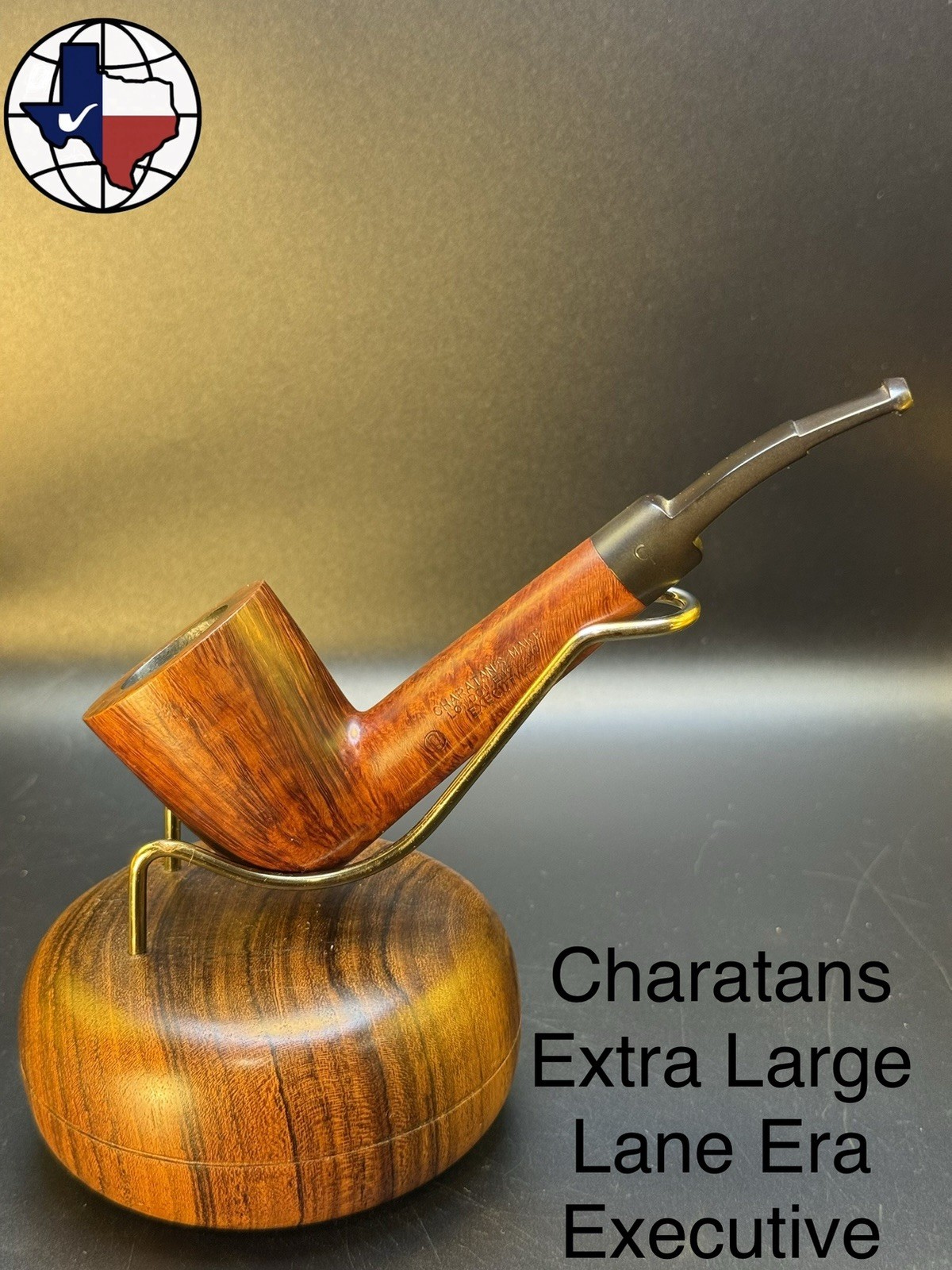 Vintage Charatans Extra Large Lane Era Executive Tobacco Pipe