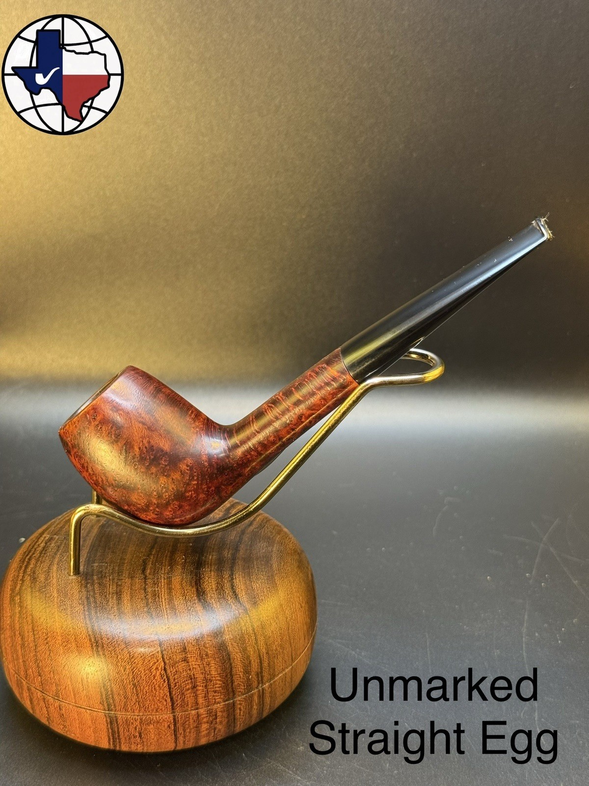 Unmarked Straight Egg Tobacco Pipe