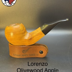 Vintage Lorenzo Olivewood Apple 9806 9mm Tobacco Pipe
