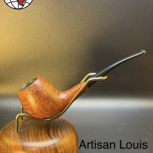 Vintage Artisan Louis Roux Quarter Bent Egg Tobacco Pipe