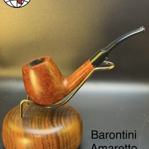 Vintage Barontini Amaretto Bent Brandy Tobacco Pipe
