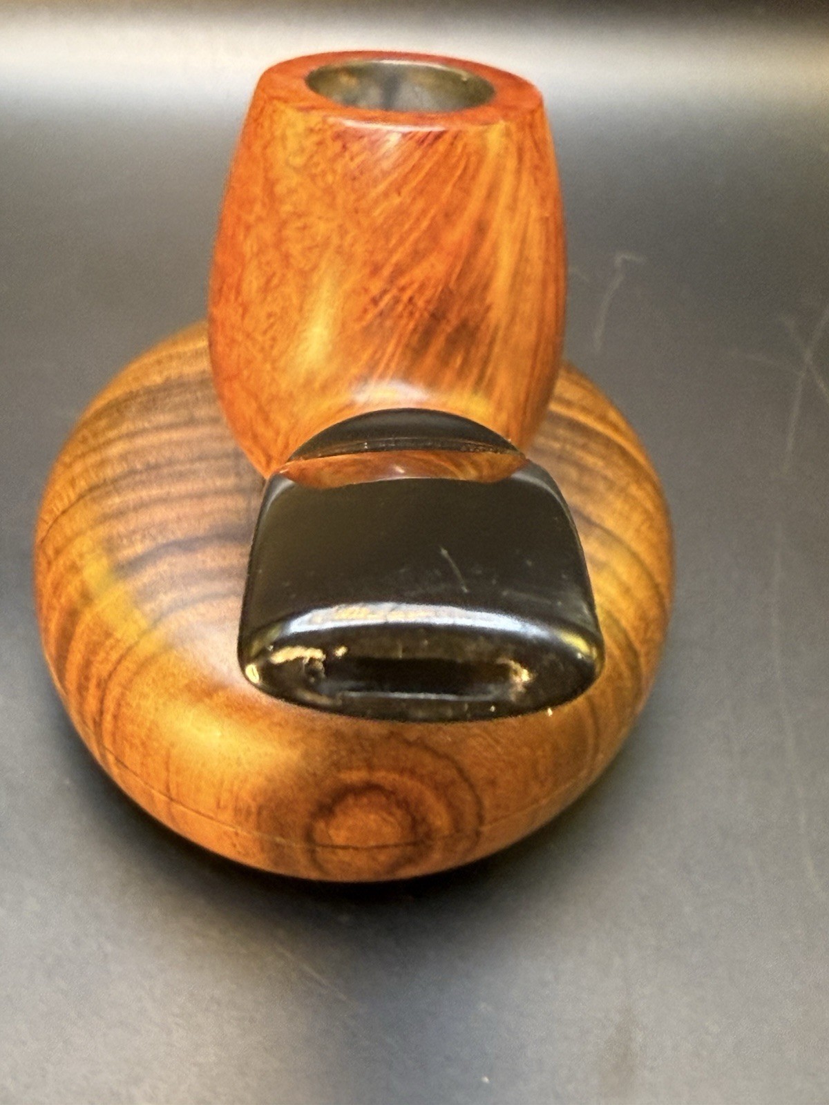 Vintage Barontini Amaretto Bent Brandy Tobacco Pipe - Image 4
