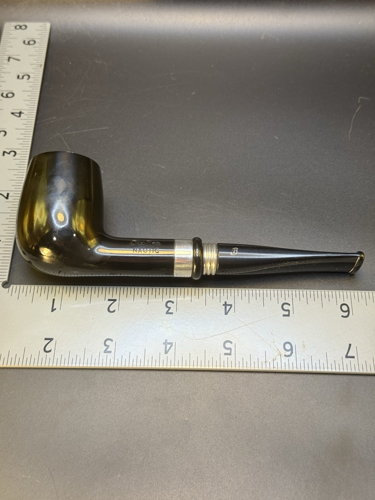Vintage Big Ben Nautic 108 Dress Billiard Tobacco Pipe - Image 5