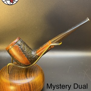 Mystery Dual Finish Billiard Tobacco Pipe
