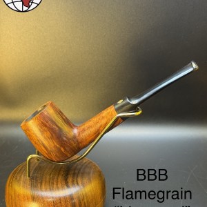 Vintage BBB Flamegrain “Liverpool” Billiard Tobacco Pipe