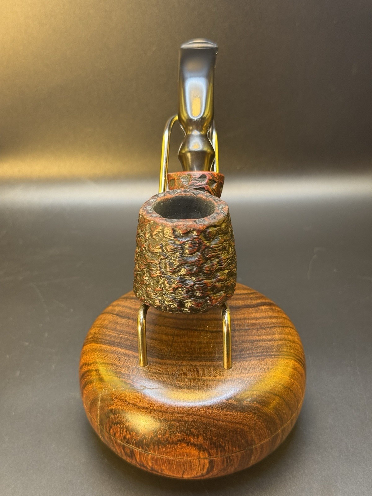 Unmarked Bent Freehand Tobacco Pipe - Image 2