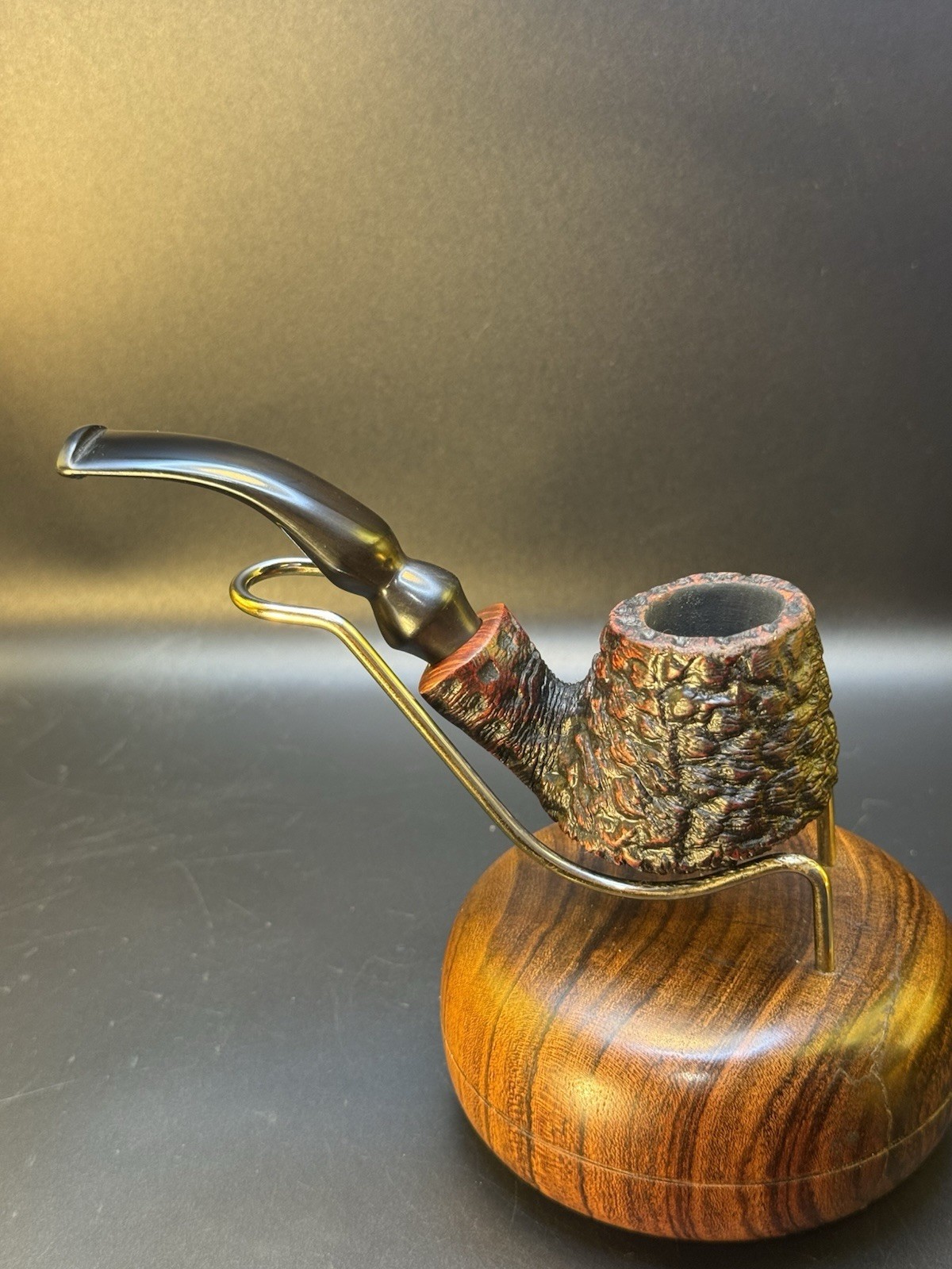 Unmarked Bent Freehand Tobacco Pipe - Image 3