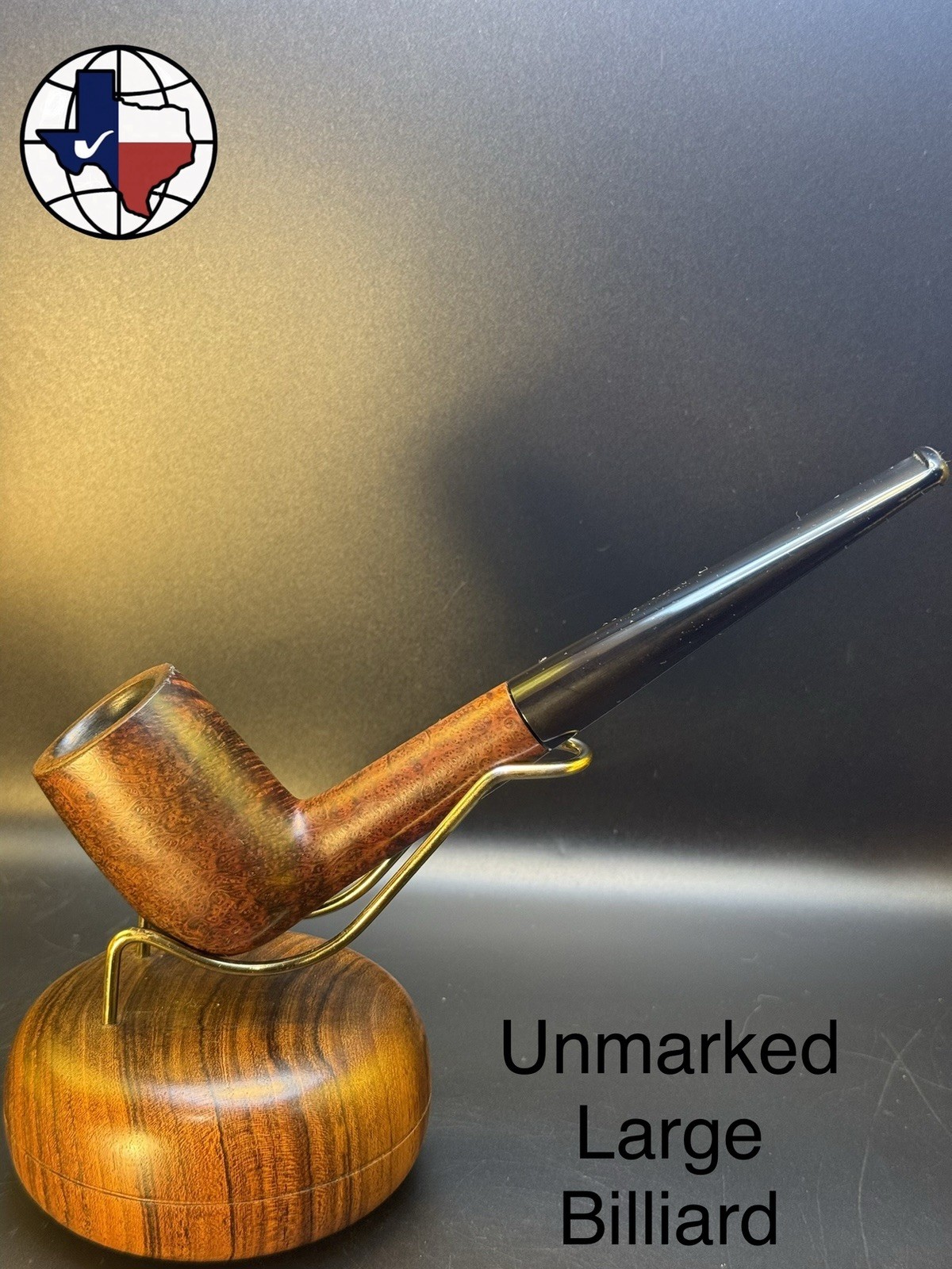 Unmarked Large Billiard Tobacco Pipe