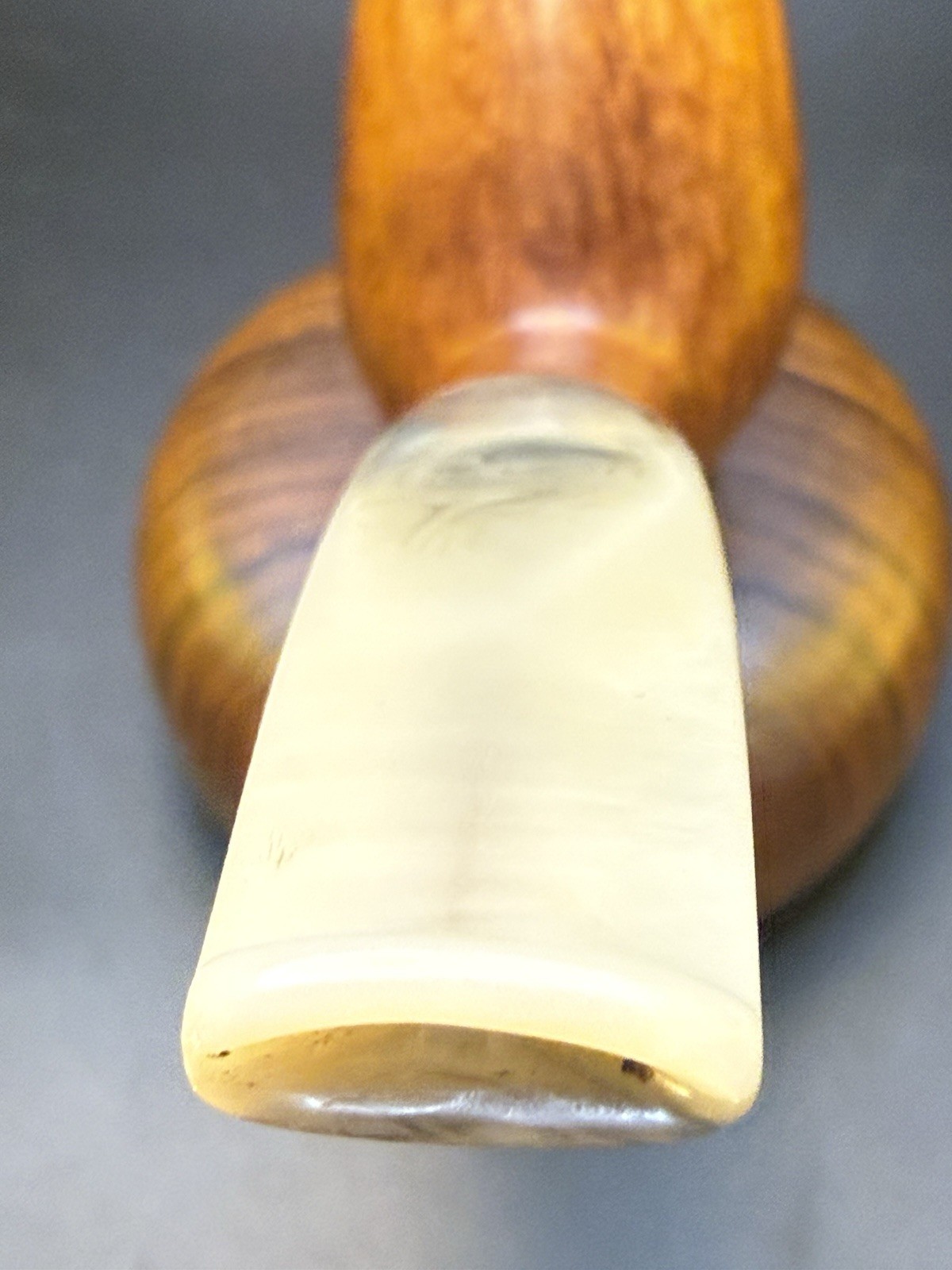 Vintage Savinelli Autograph Straight Grain Grade 6 Bent Billiard Tobacco Pipe - Image 4