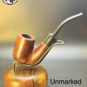 Unmarked Algerian Briar Oom Paul  Tobacco Pipe