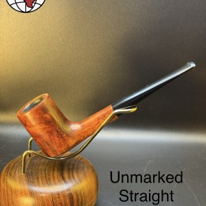 Unmarked Straight Stacked Billiard Tobacco Pipe