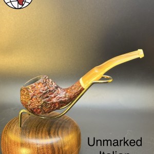 Unmarked Italian Gnarly Apple Tobacco Pipe