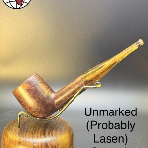 Unmarked (Probably Lasen) Smooth Billiard Tobacco Pipe