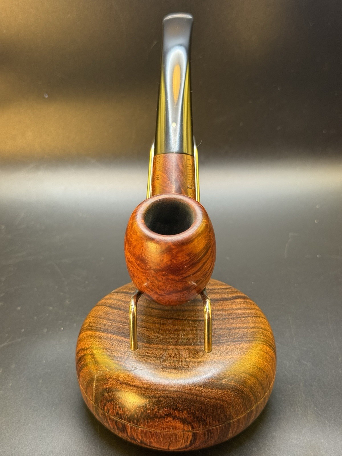 Vintage 1976 Dunhill Root Briar 542 Bent Egg Tobacco Pipe - Image 2
