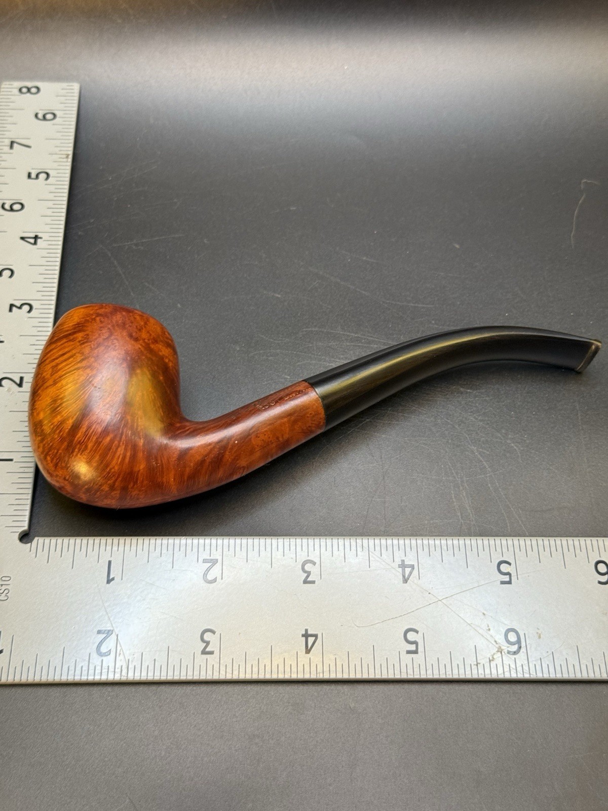 Vintage 1976 Dunhill Root Briar 542 Bent Egg Tobacco Pipe - Image 5