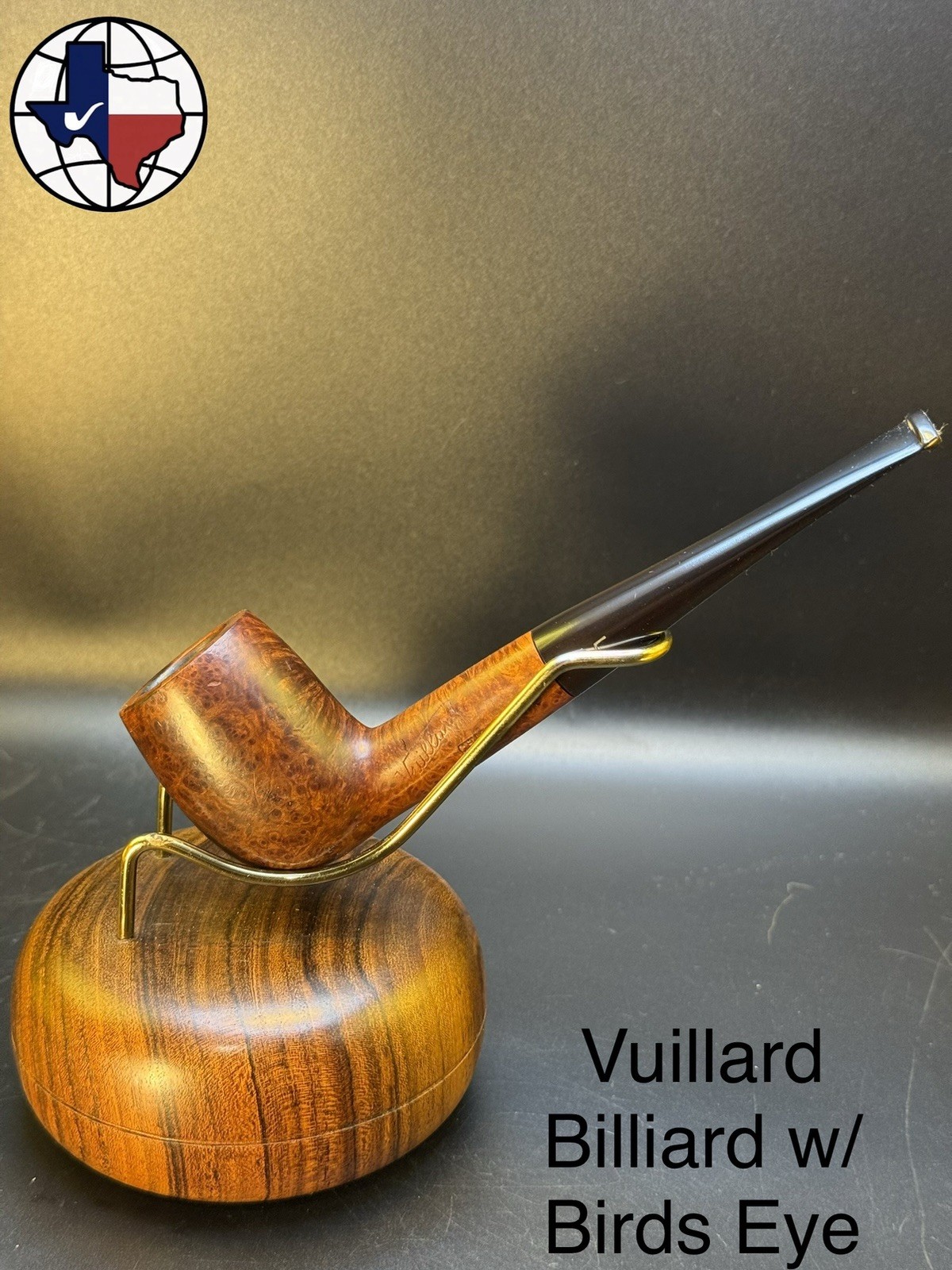 Vintage Vuillard Billiard W/Birdseye Tobacco Pipe - Image 6
