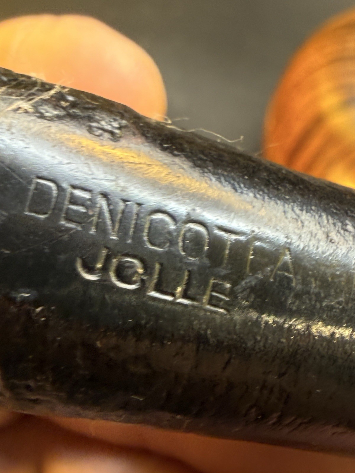 Vintage Denicotea Jolle Bent Billiard Tobacco Pipe - Image 6