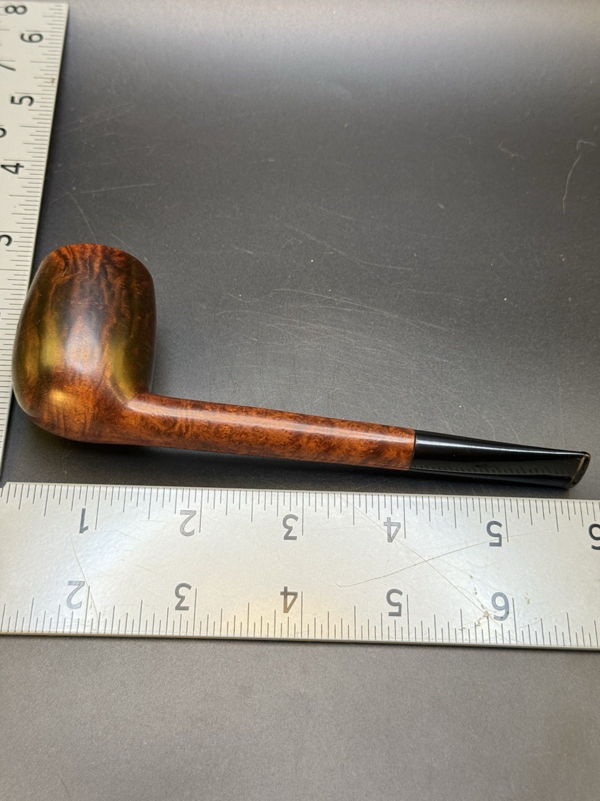 Unmarked Straight Grain Liverpool Tobacco Pipe - Image 5
